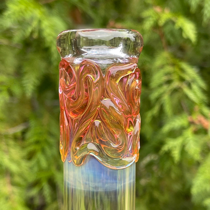 9" Fumed Twist Beaker Bong Glass Pipe Mary Jane's Glass   