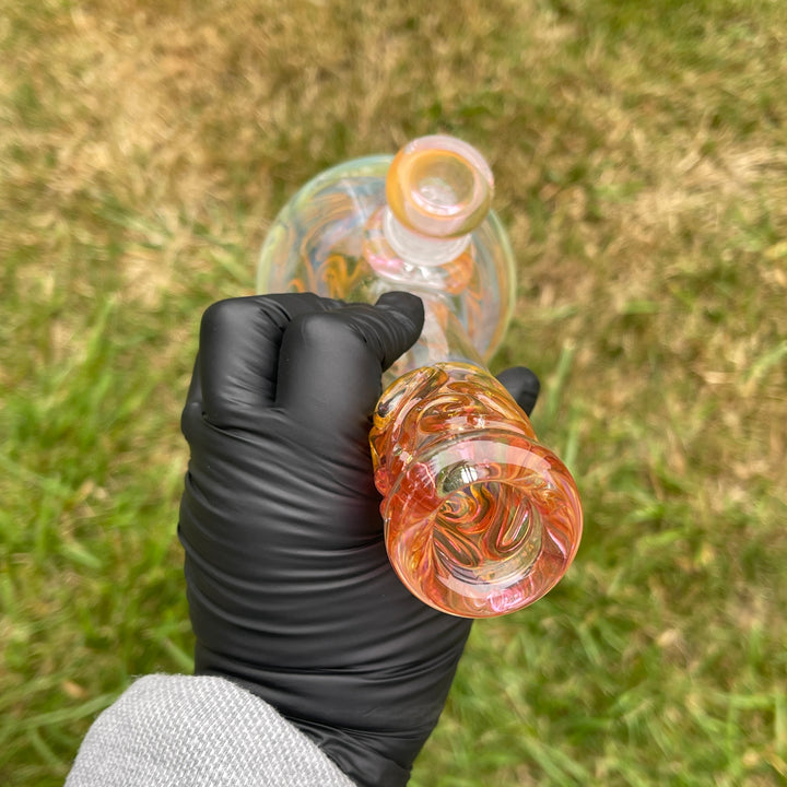 9" Fumed Twist Beaker Bong Glass Pipe Mary Jane's Glass   