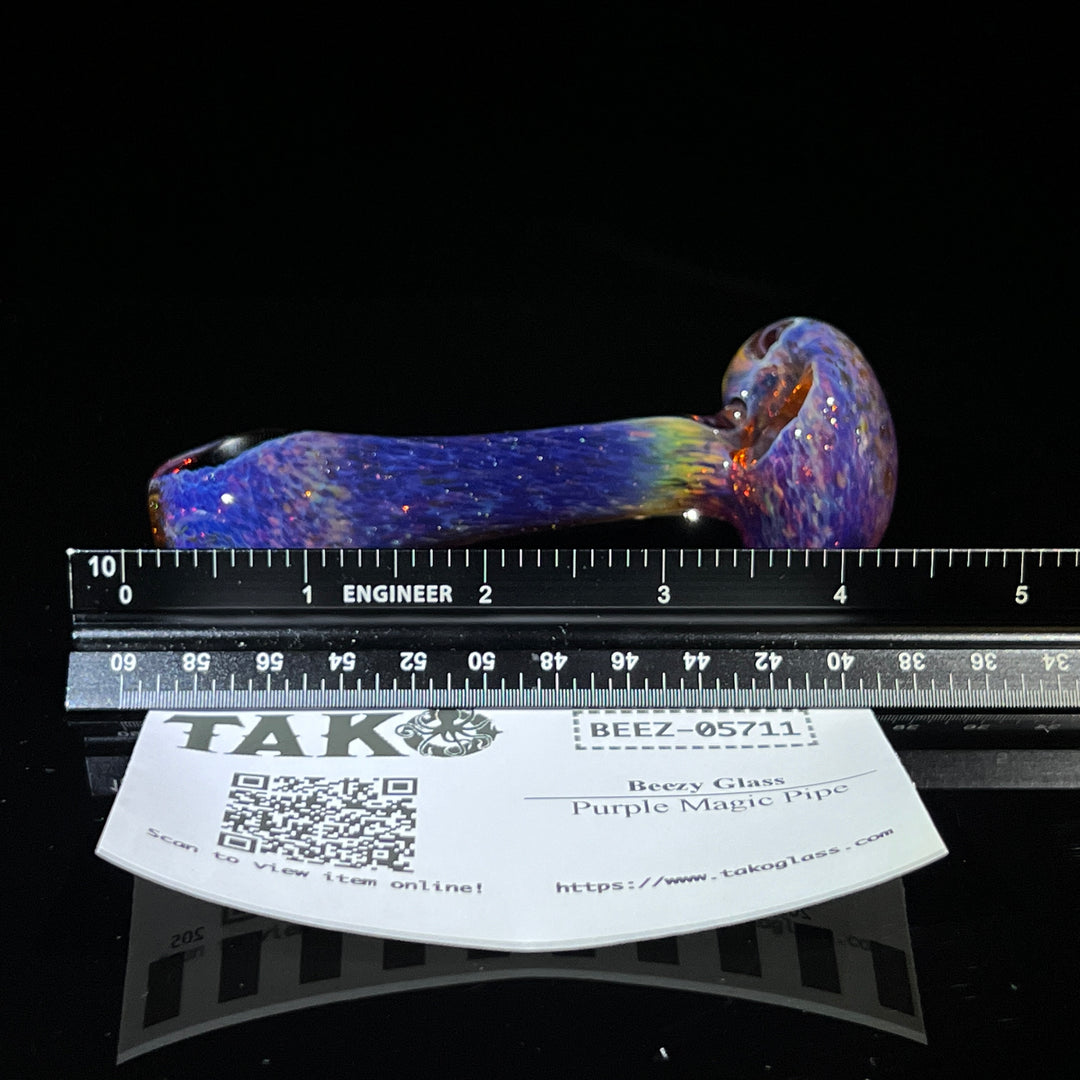 Purple Magic Pipe Glass Pipe Beezy Glass   