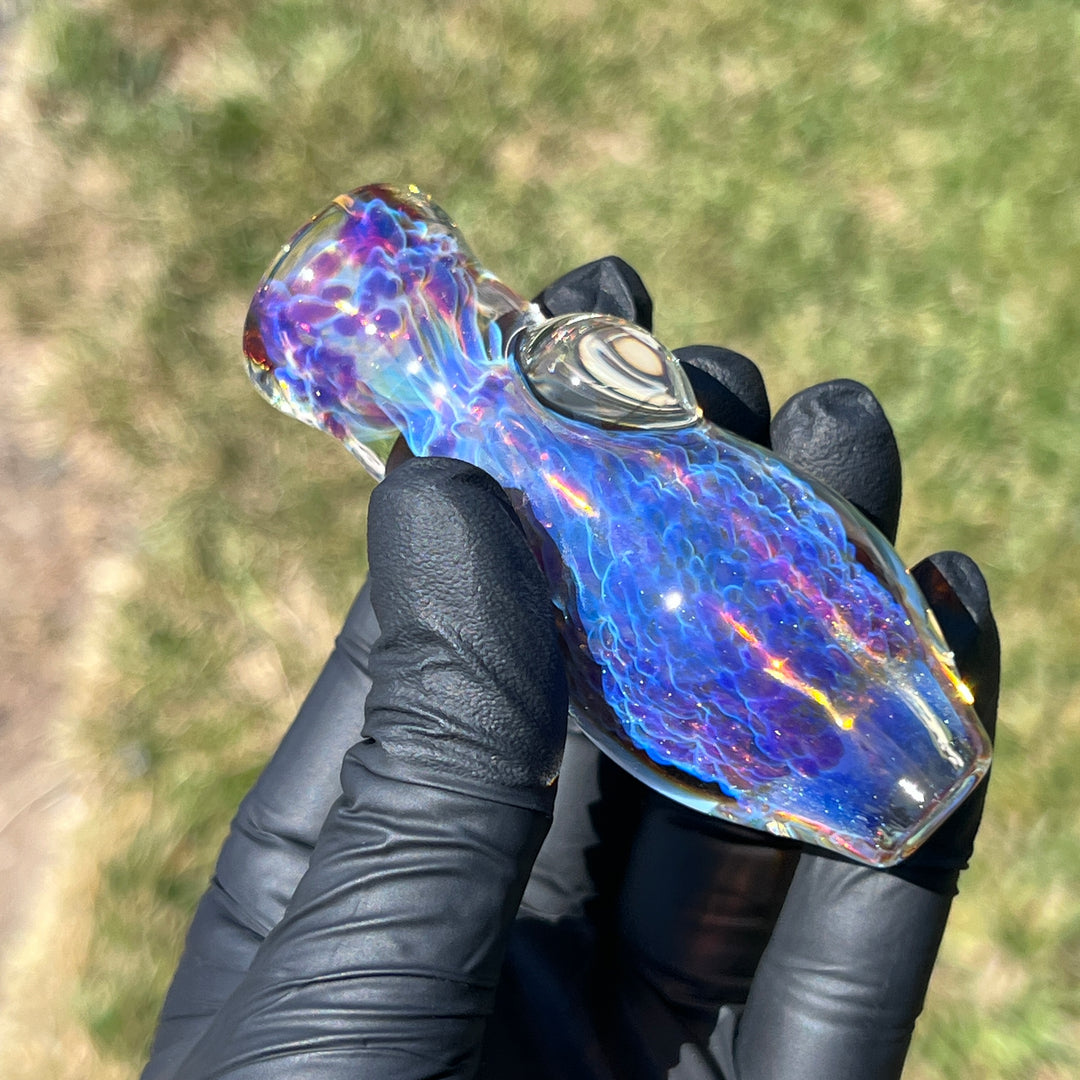 Purple Ghost Chillum Glass Pipe Tako Glass   