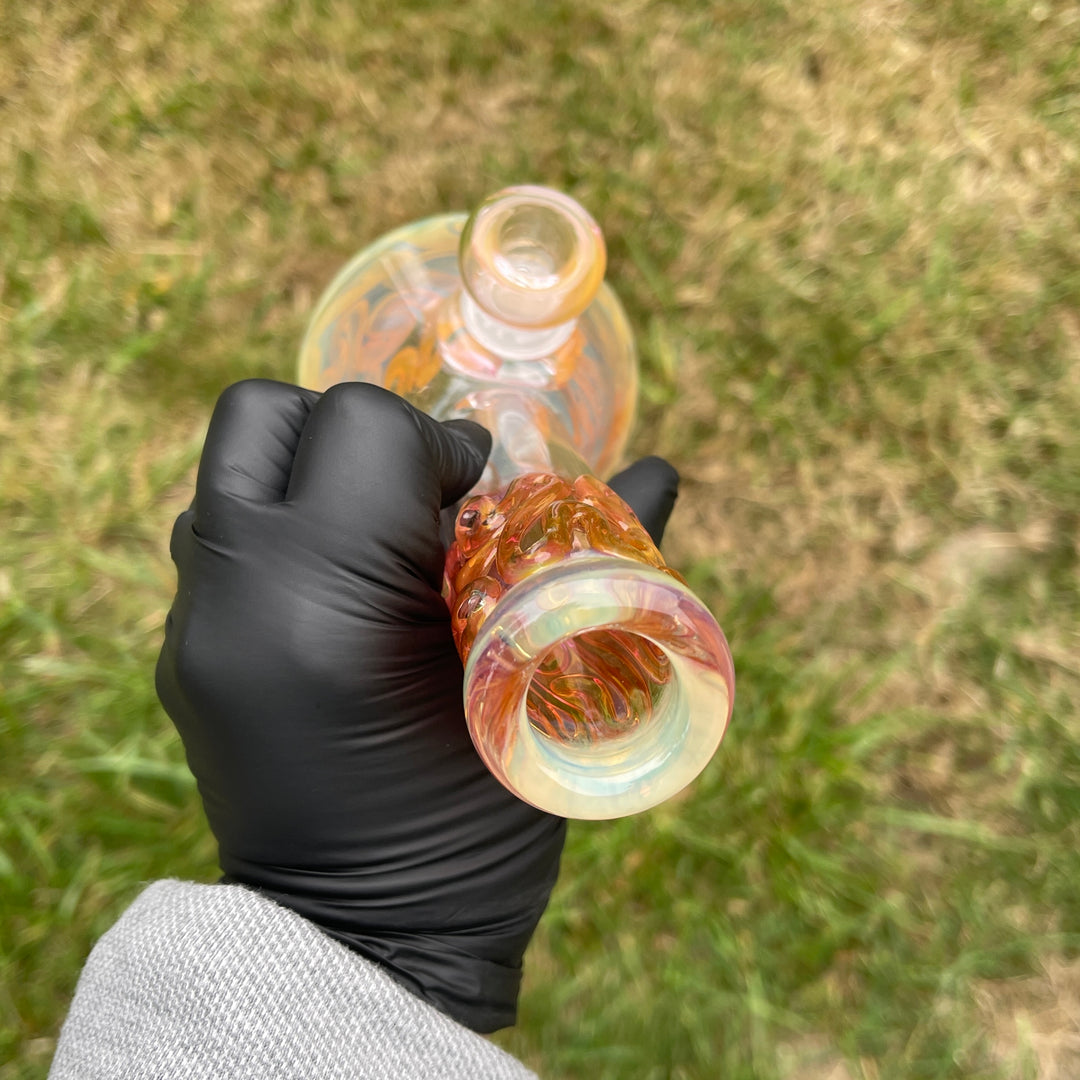 9" Fumed Twist Beaker Bong Glass Pipe Mary Jane's Glass   