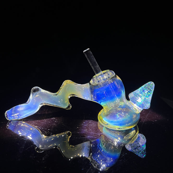 Silver Fume Hash Hammer Glass Pipe Tako Glass   