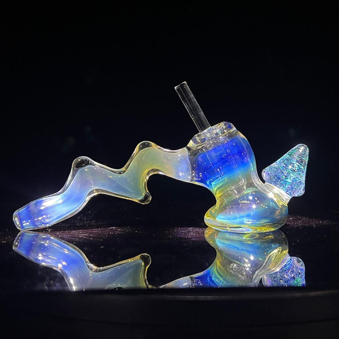 Silver Fume Hash Hammer Glass Pipe Tako Glass   