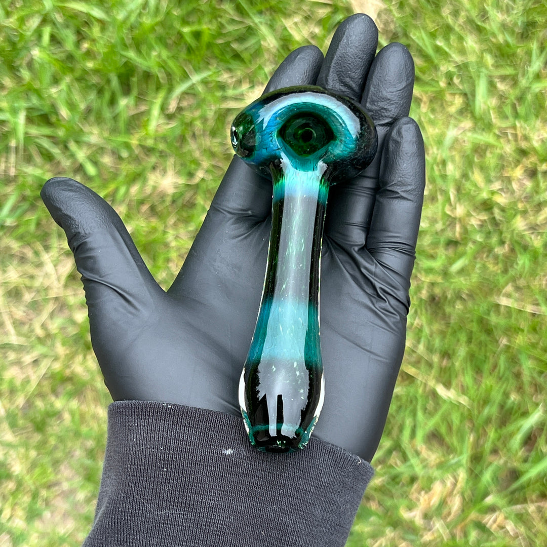 Experimental Jade Pipe Glass Pipe Beezy Glass   