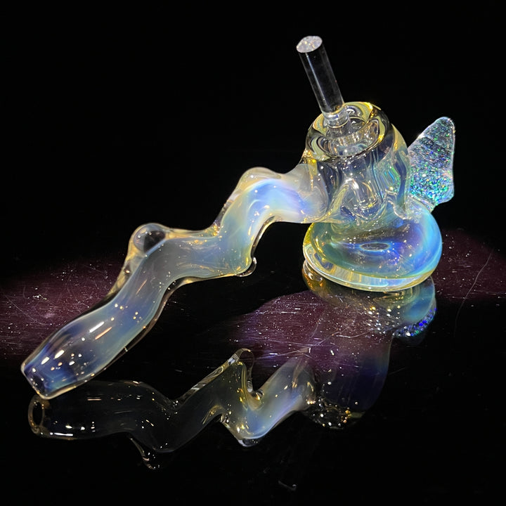 Silver Fume Hash Hammer Glass Pipe Tako Glass   