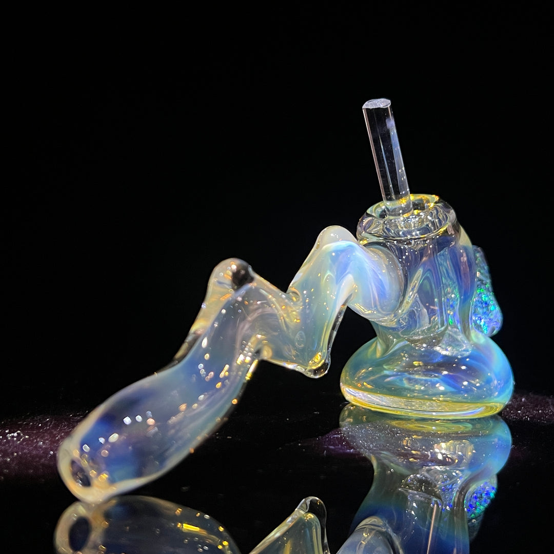 Silver Fume Hash Hammer Glass Pipe Tako Glass   