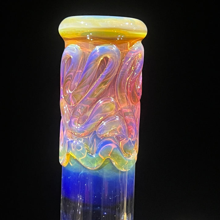 8" Fumed Straight Bong Glass Pipe Mary Jane's Glass