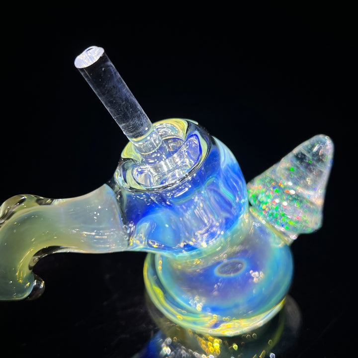 Silver Fume Hash Hammer Glass Pipe Tako Glass   