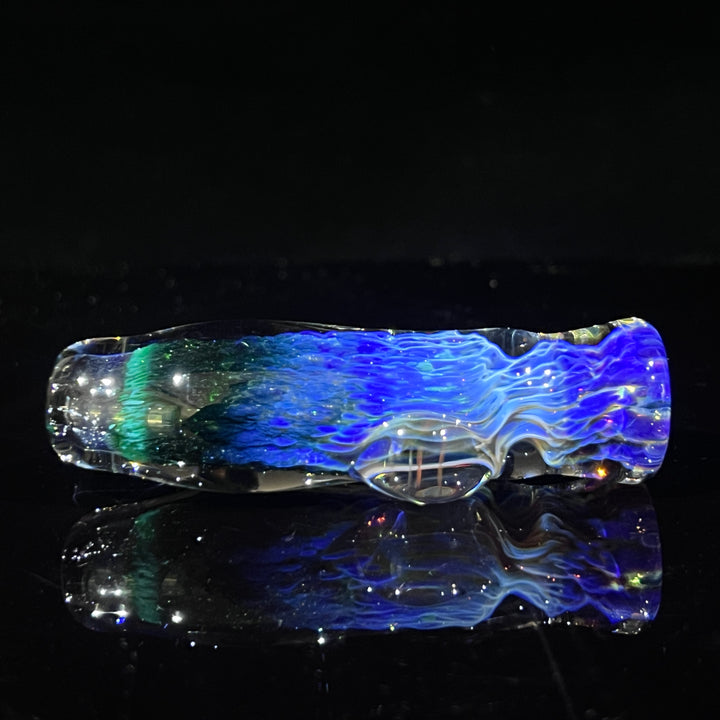 Purple Nebula Chillum Glass Pipe Tako Glass   