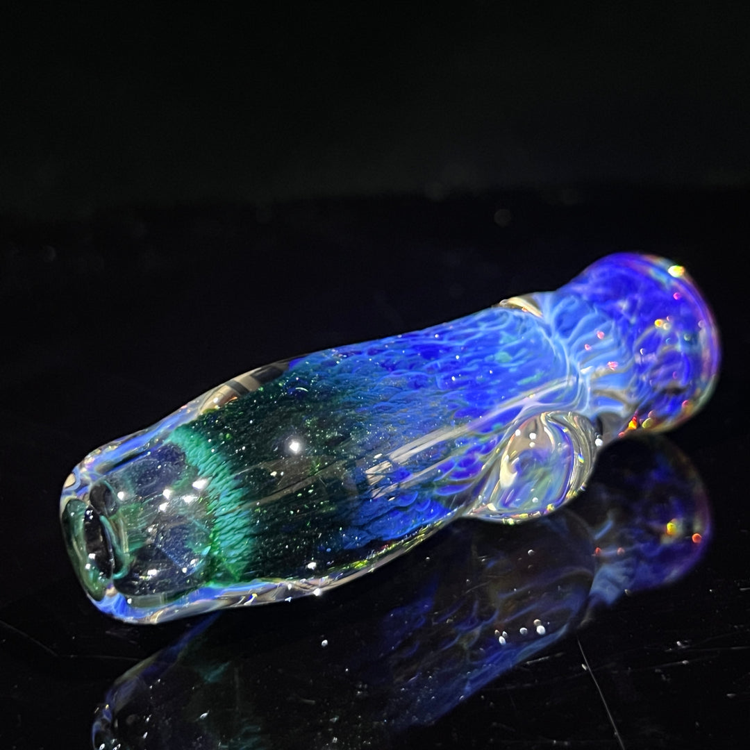 Purple Nebula Chillum Glass Pipe Tako Glass   