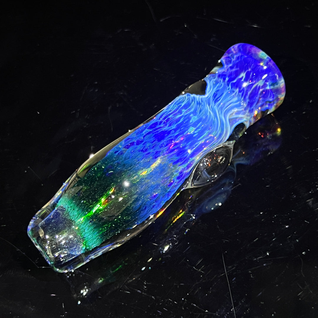 Purple Nebula Chillum Glass Pipe Tako Glass   