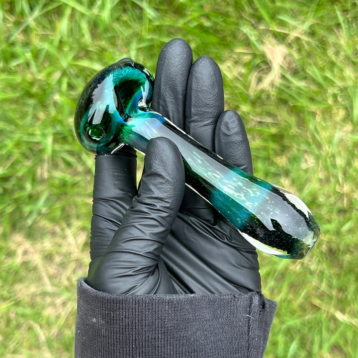 Experimental Jade Pipe Glass Pipe Beezy Glass   