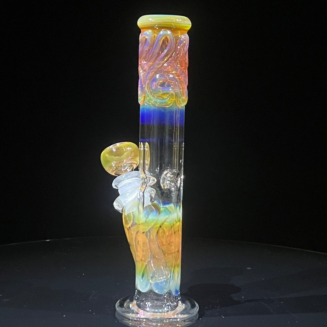 8" Fumed Straight Bong Glass Pipe Mary Jane's Glass