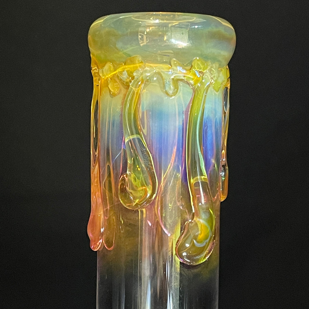 9" Fumed Twist Beaker Bong Glass Pipe Mary Jane's Glass   