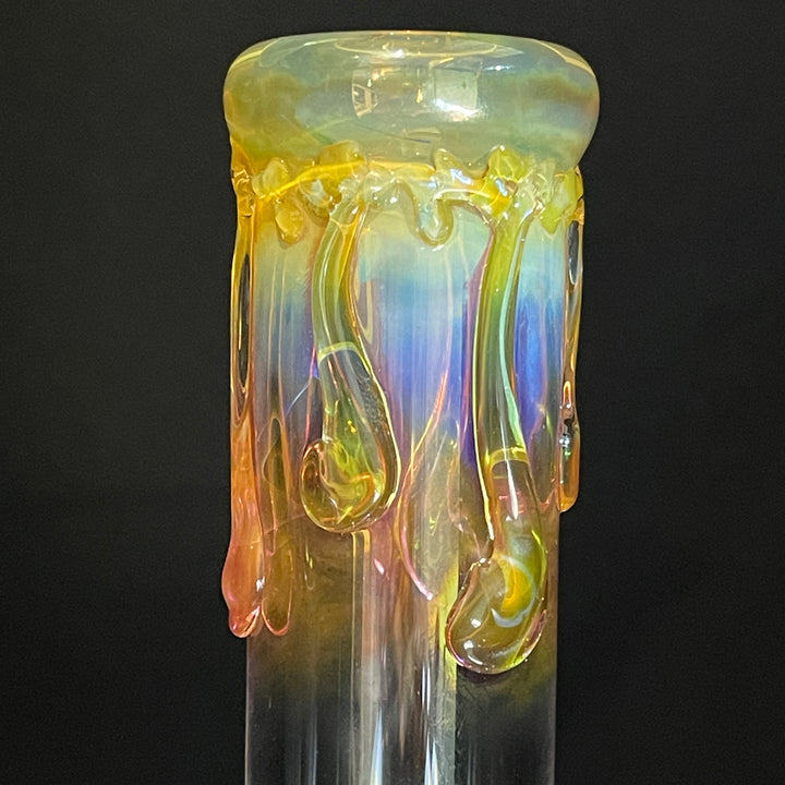 9" Fumed Twist Beaker Bong Glass Pipe Mary Jane's Glass   