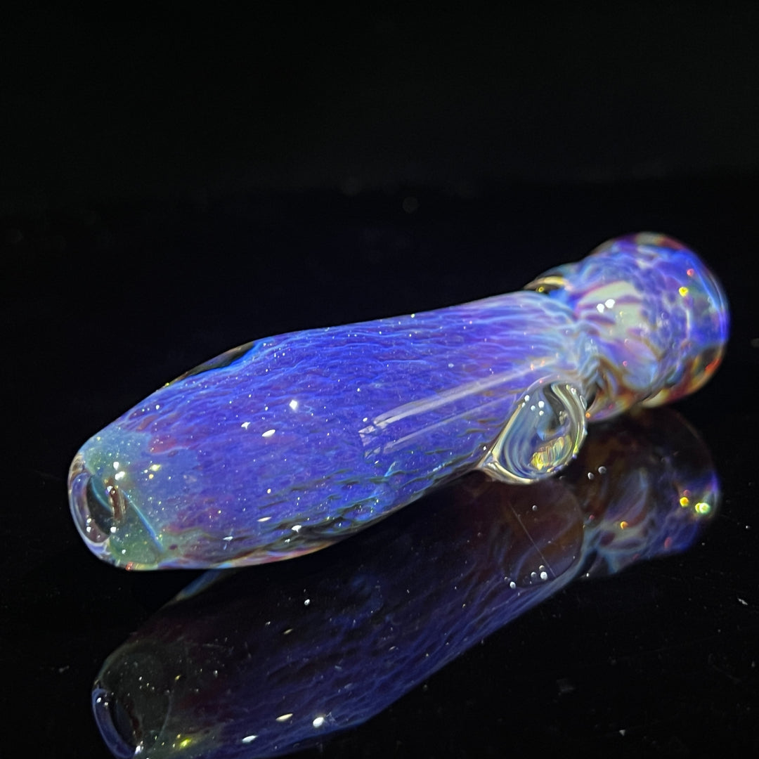 Purple Nebula Chillum Glass Pipe Tako Glass   