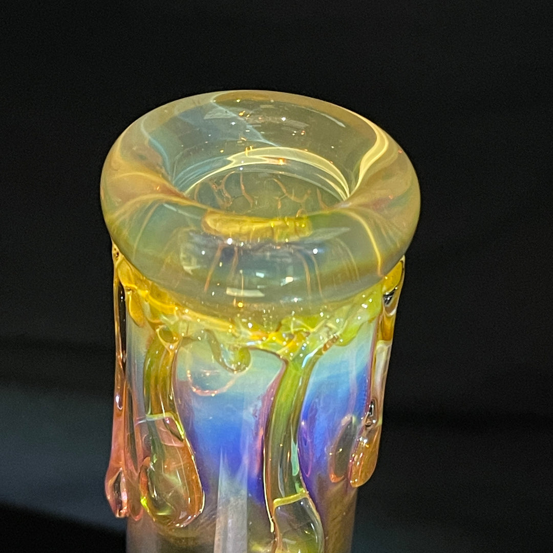 9" Fumed Twist Beaker Bong Glass Pipe Mary Jane's Glass   