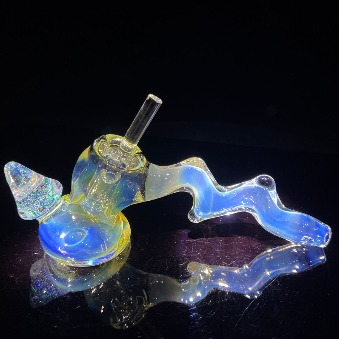 Silver Fume Hash Hammer Glass Pipe Tako Glass   