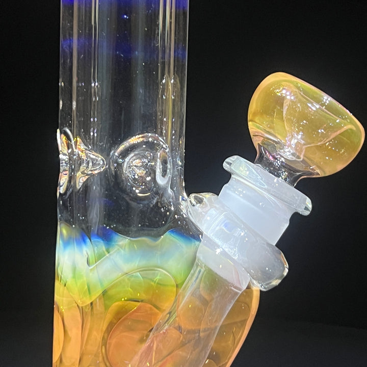 8" Fumed Straight Bong Glass Pipe Mary Jane's Glass