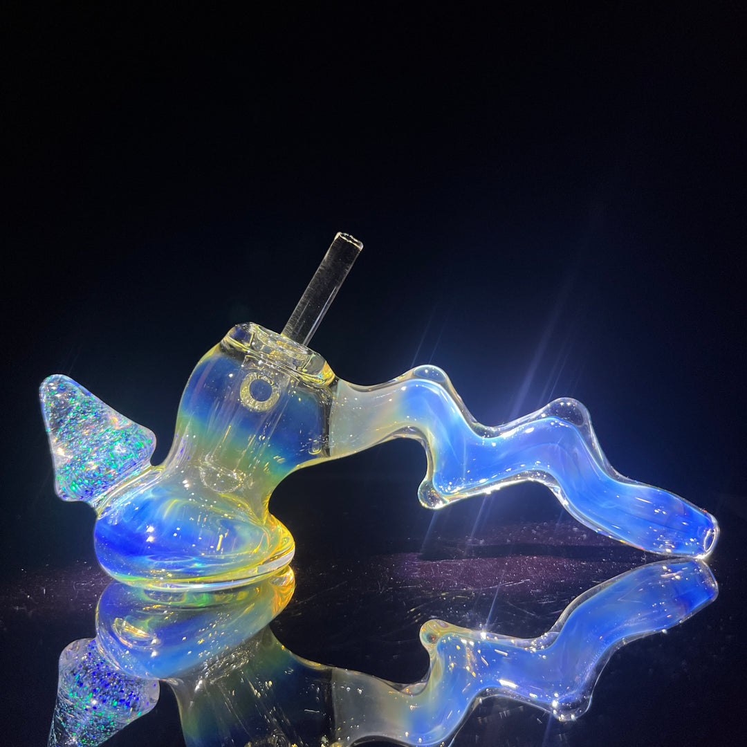 Silver Fume Hash Hammer Glass Pipe Tako Glass   