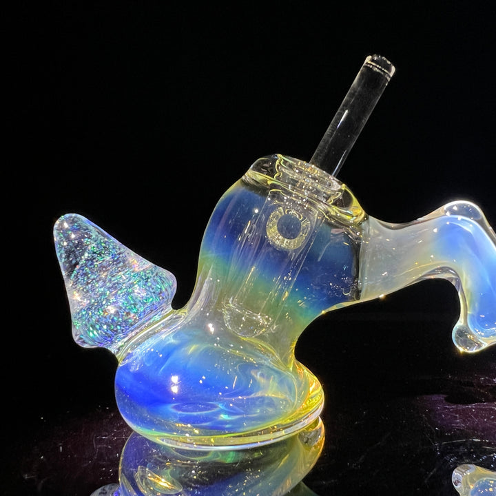 Silver Fume Hash Hammer Glass Pipe Tako Glass   