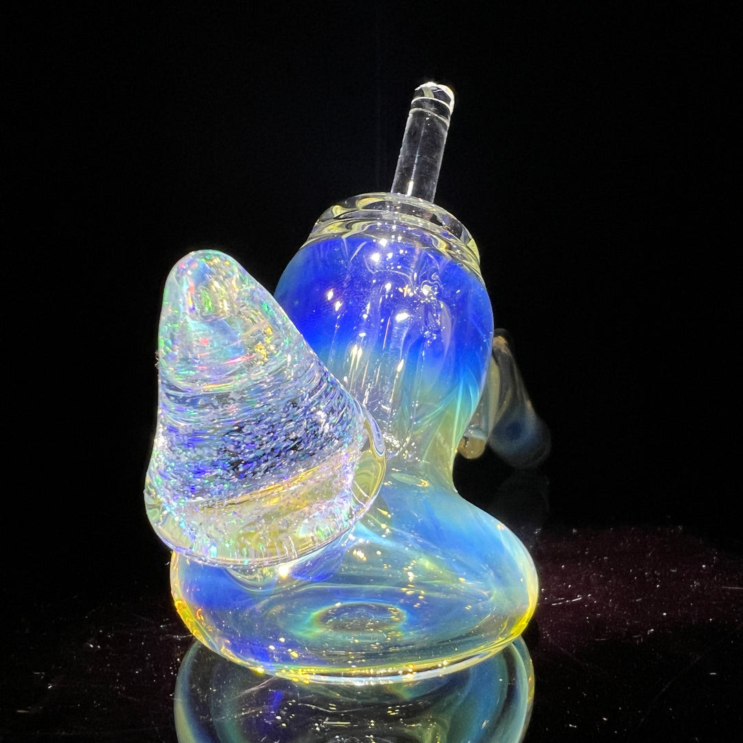 Silver Fume Hash Hammer Glass Pipe Tako Glass   