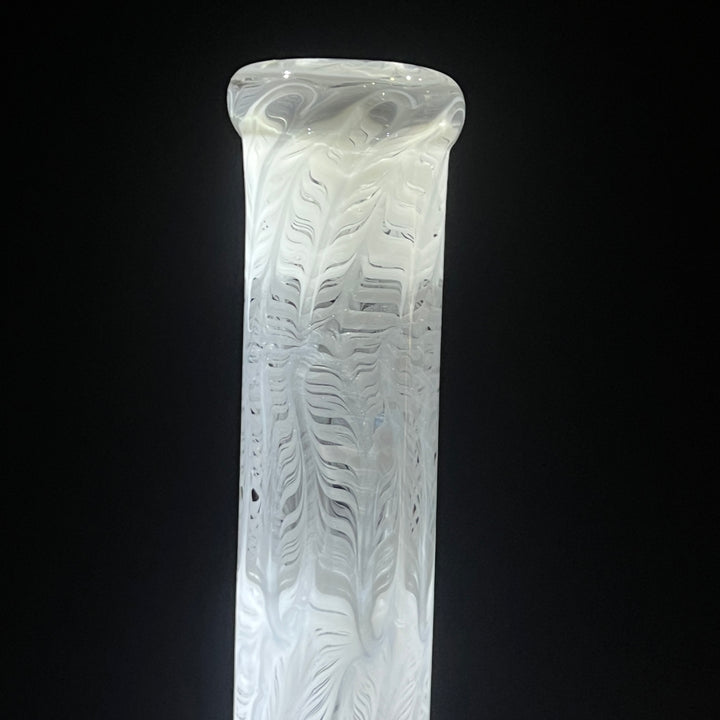 11" White Widow Beaker Bong Glass Pipe Mary Jane's Glass