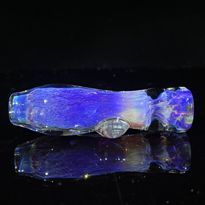 Purple Nebula Chillum Glass Pipe Tako Glass   