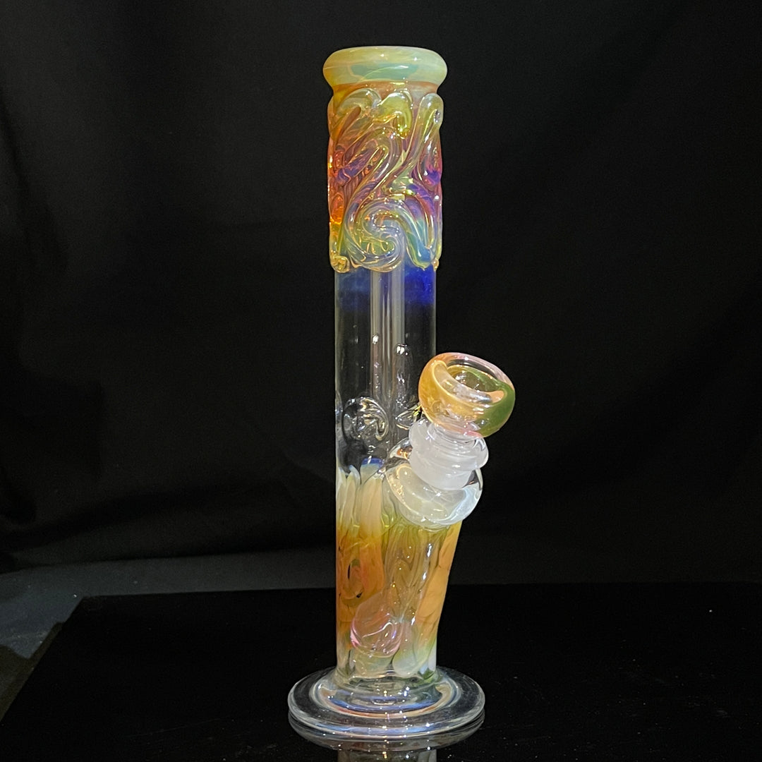 8" Fumed Straight Bong Glass Pipe Mary Jane's Glass   