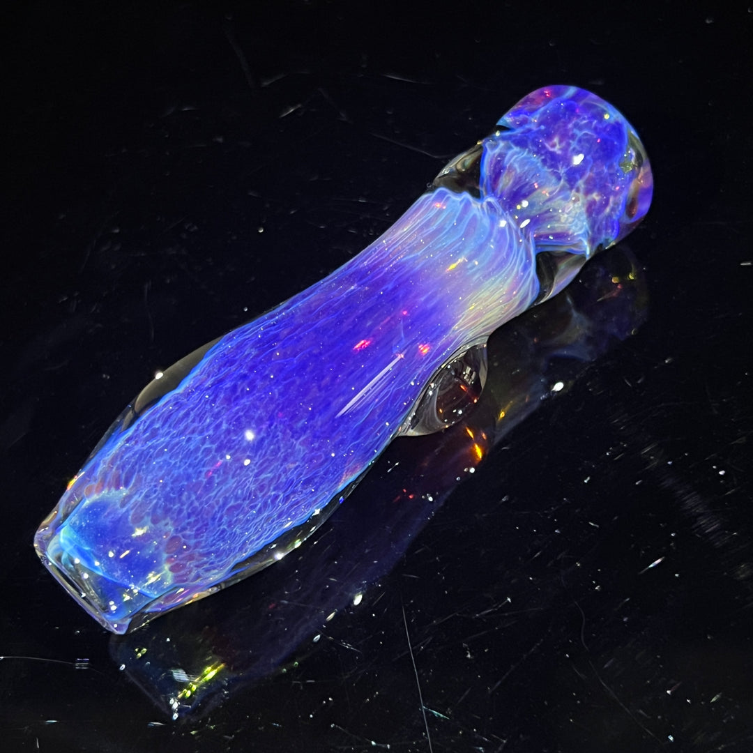 Purple Nebula Chillum Glass Pipe Tako Glass   