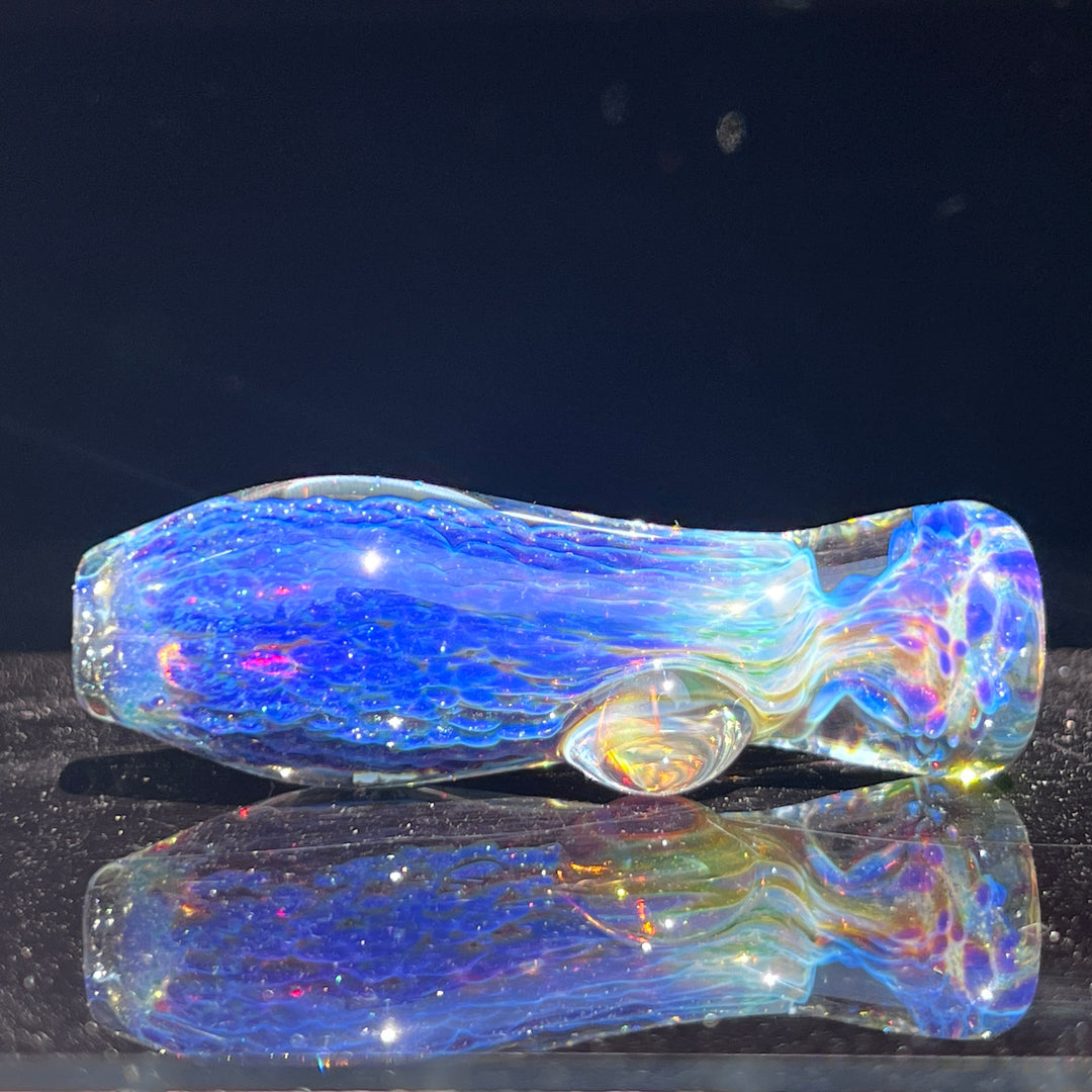 Purple Nebula Chillum Glass Pipe Tako Glass   