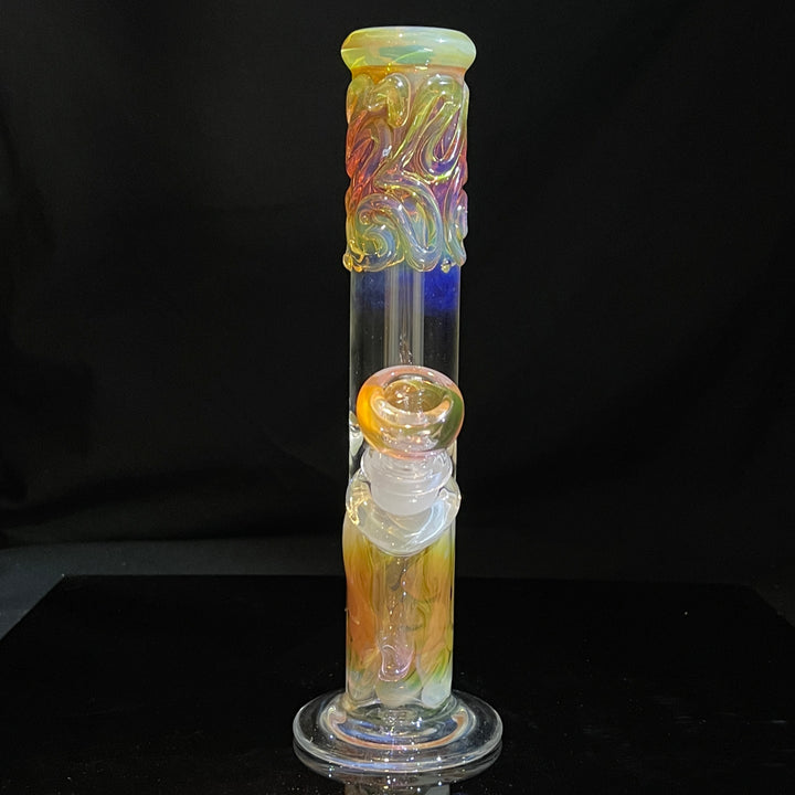 8" Fumed Straight Bong Glass Pipe Mary Jane's Glass   