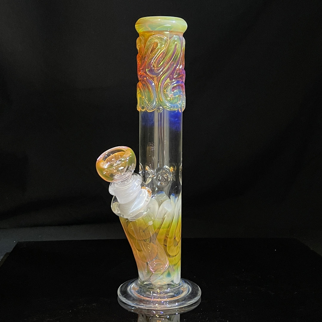 8" Fumed Straight Bong Glass Pipe Mary Jane's Glass   