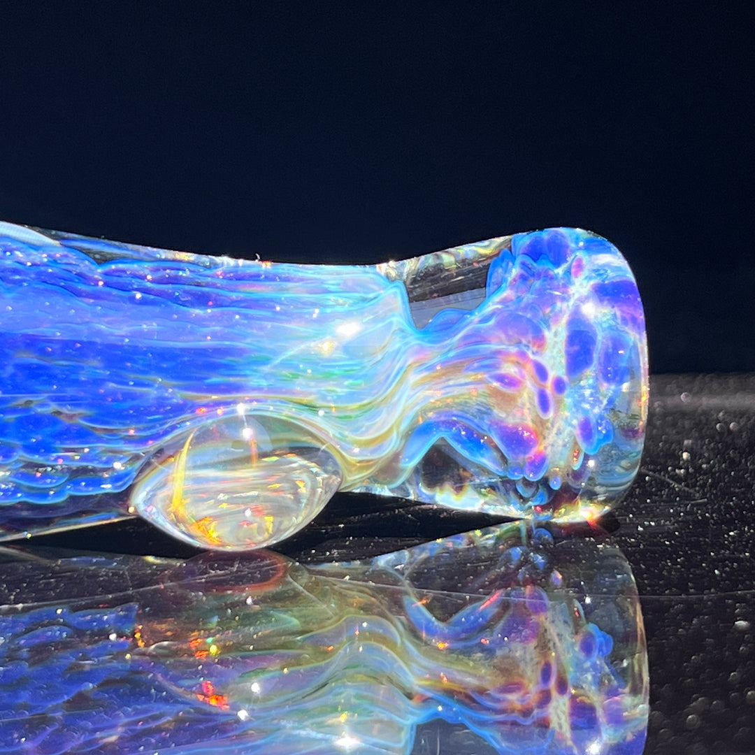 Purple Nebula Chillum Glass Pipe Tako Glass   