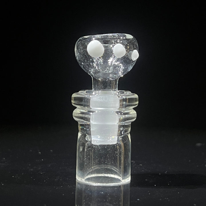 11" White Widow Beaker Bong Glass Pipe Mary Jane's Glass