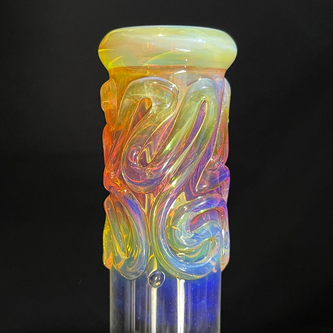 8" Fumed Straight Bong Glass Pipe Mary Jane's Glass   