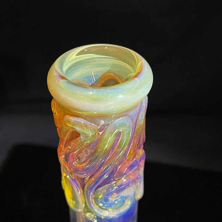 8" Fumed Straight Bong Glass Pipe Mary Jane's Glass   