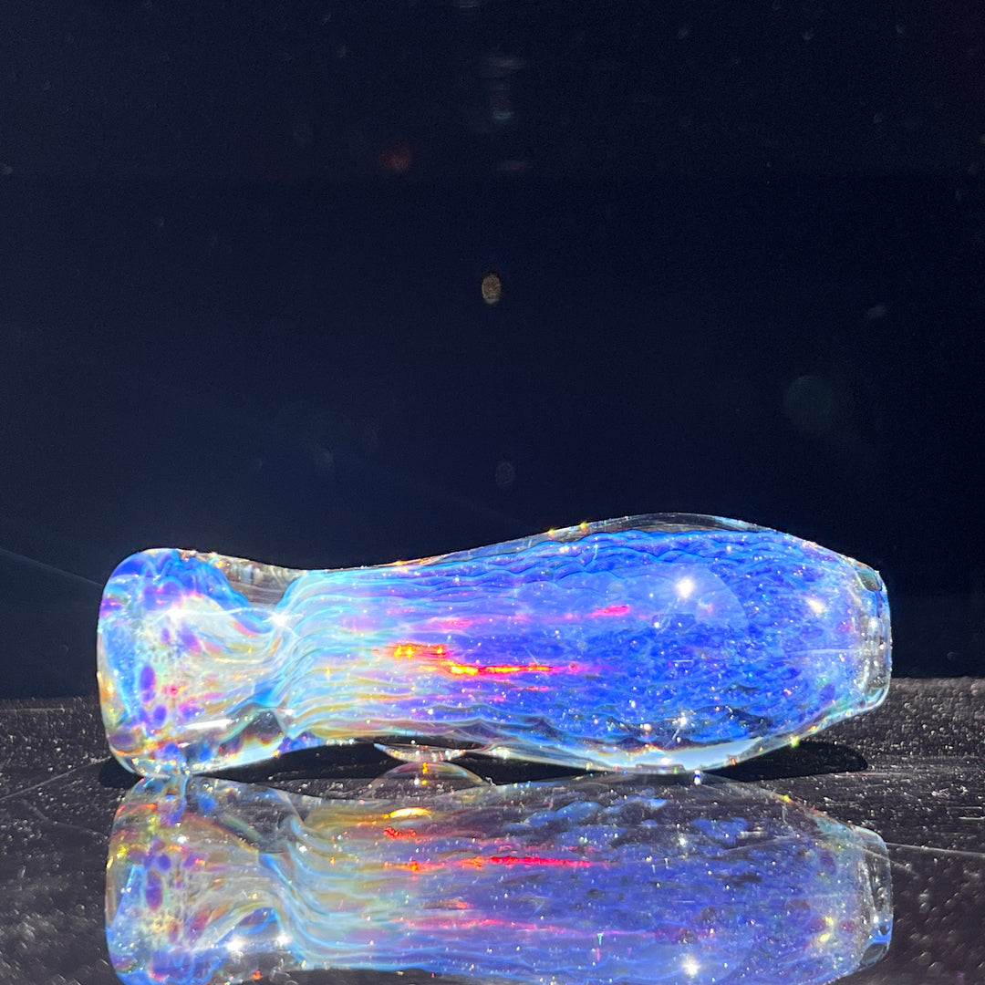 Purple Nebula Chillum Glass Pipe Tako Glass   