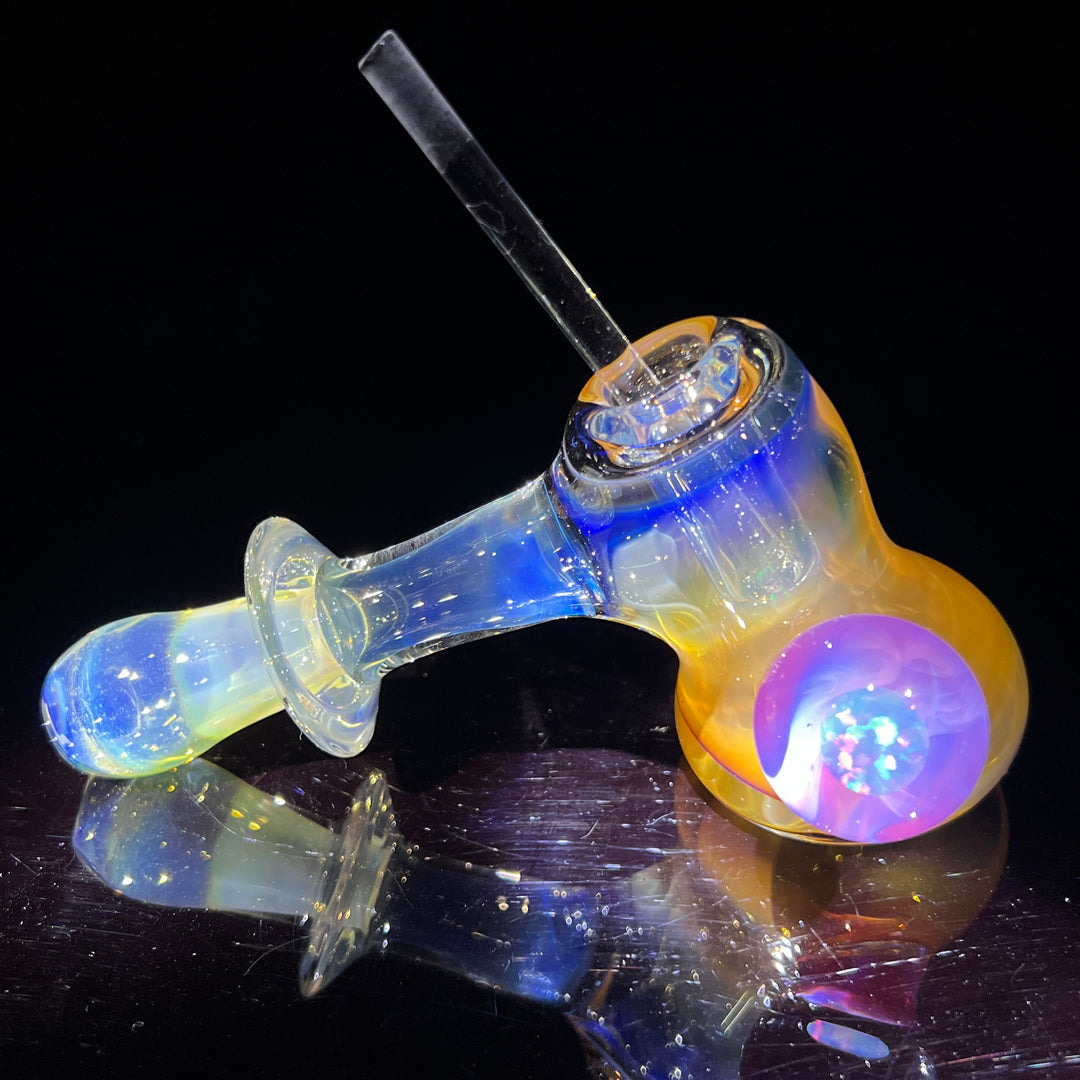 Silver Fume Hash Hammer Glass Pipe Tako Glass   