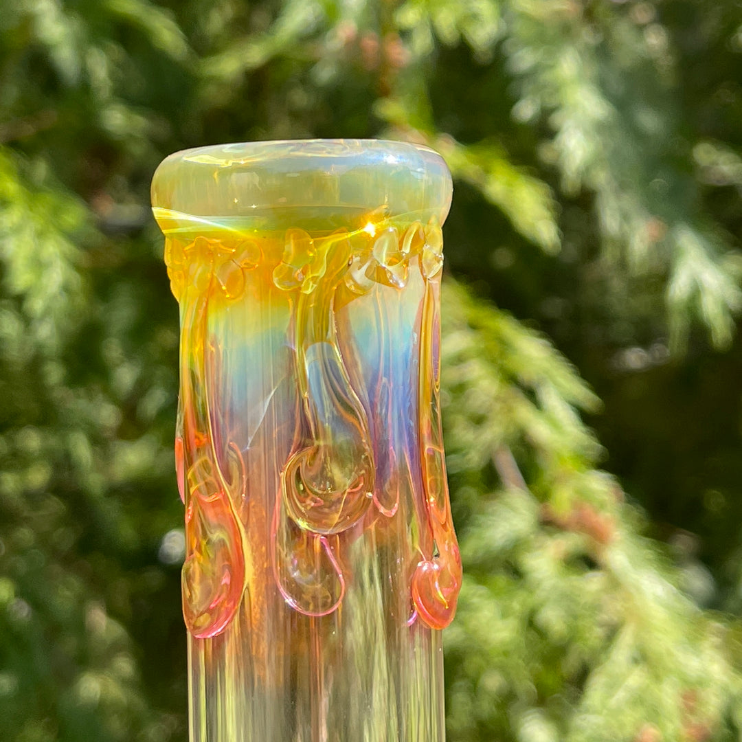 9" Fumed Twist Beaker Bong Glass Pipe Mary Jane's Glass   