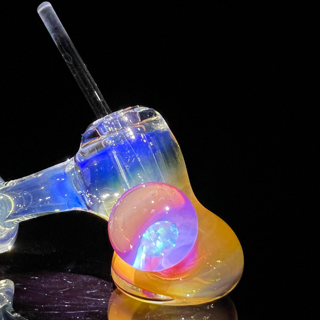 Silver Fume Hash Hammer Glass Pipe Tako Glass   