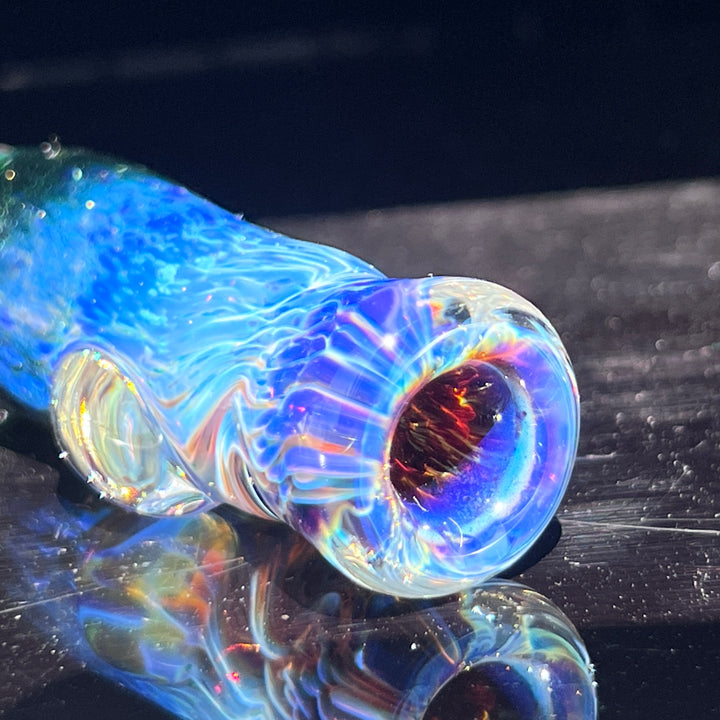 Purple Nebula Chillum Glass Pipe Tako Glass   