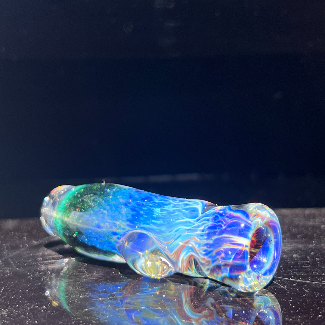 Purple Nebula Chillum Glass Pipe Tako Glass   