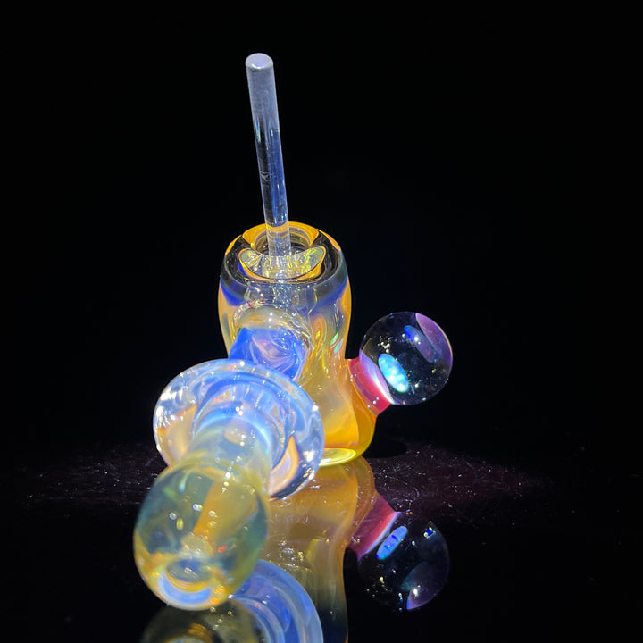 Silver Fume Hash Hammer Glass Pipe Tako Glass   