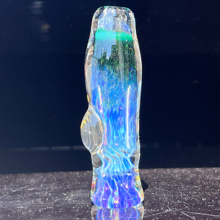 Purple Nebula Chillum Glass Pipe Tako Glass   