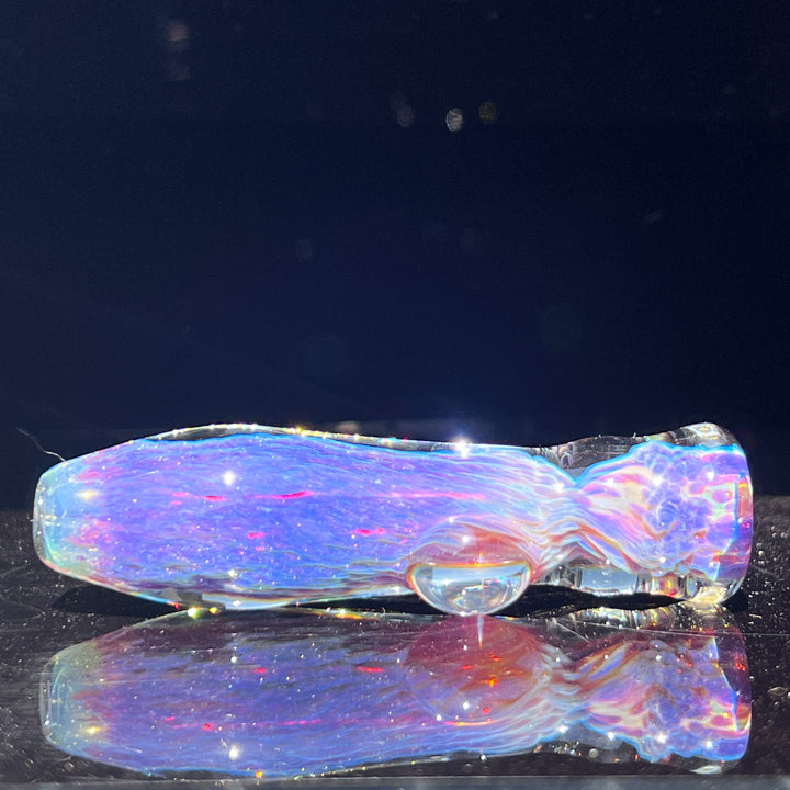 Purple Nebula Chillum Glass Pipe Tako Glass   