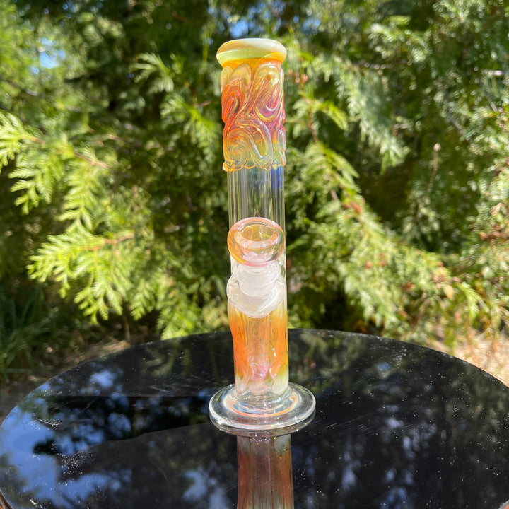 8" Fumed Straight Bong Glass Pipe Mary Jane's Glass   