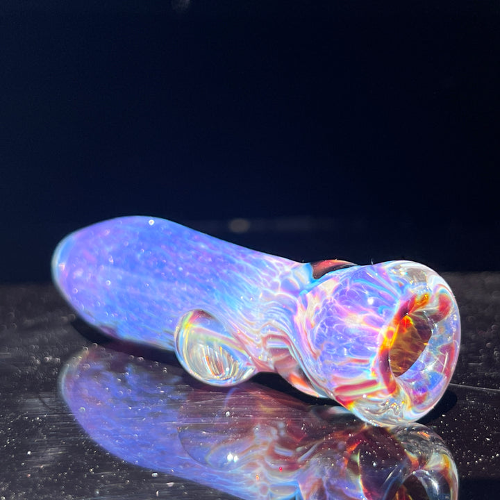 Purple Nebula Chillum Glass Pipe Tako Glass   