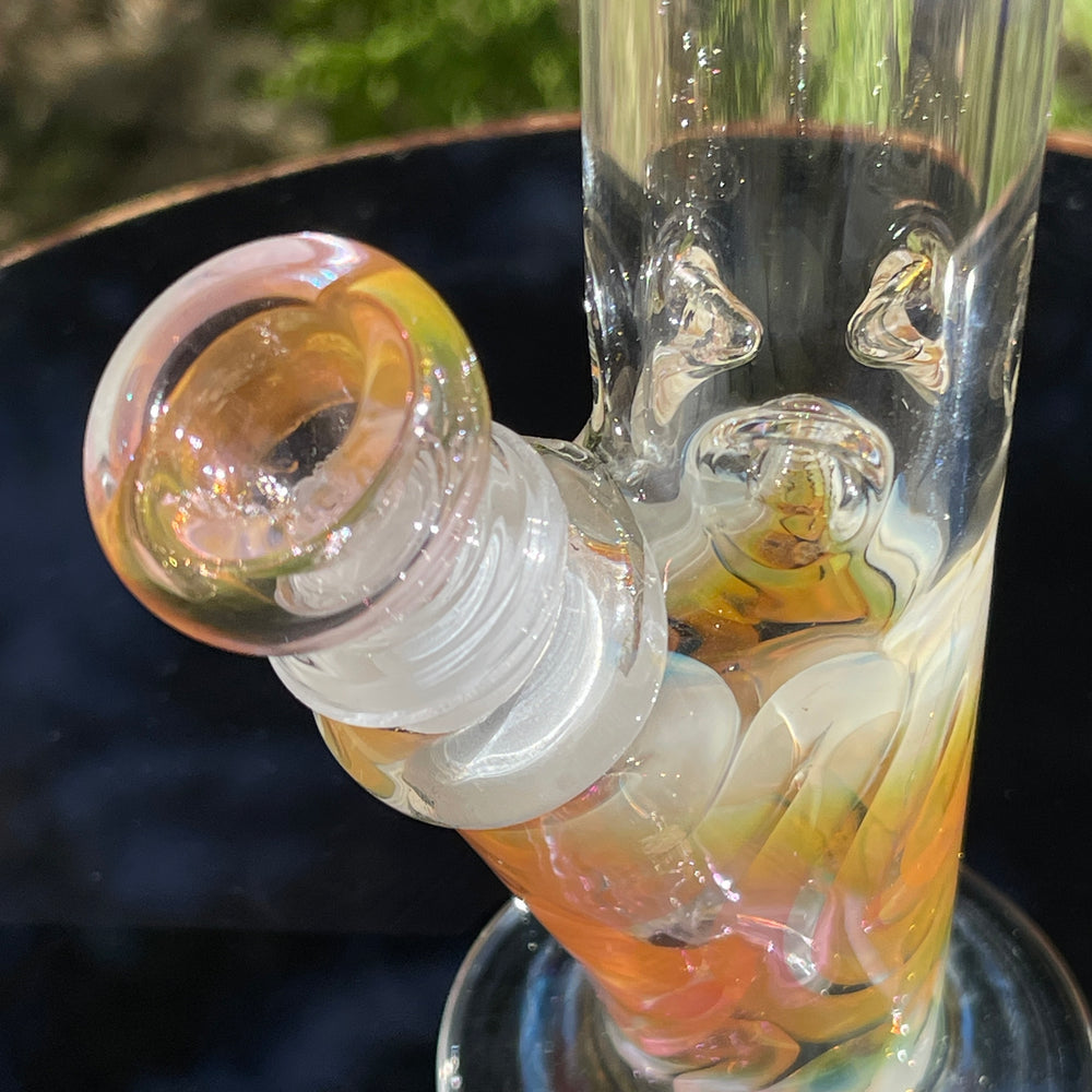 8" Fumed Straight Bong Glass Pipe Mary Jane's Glass   