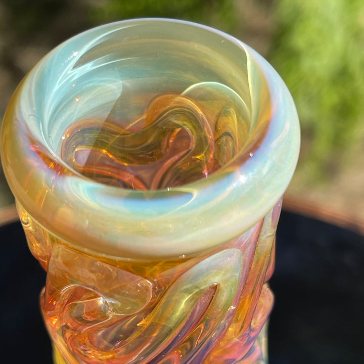 8" Fumed Straight Bong Glass Pipe Mary Jane's Glass   